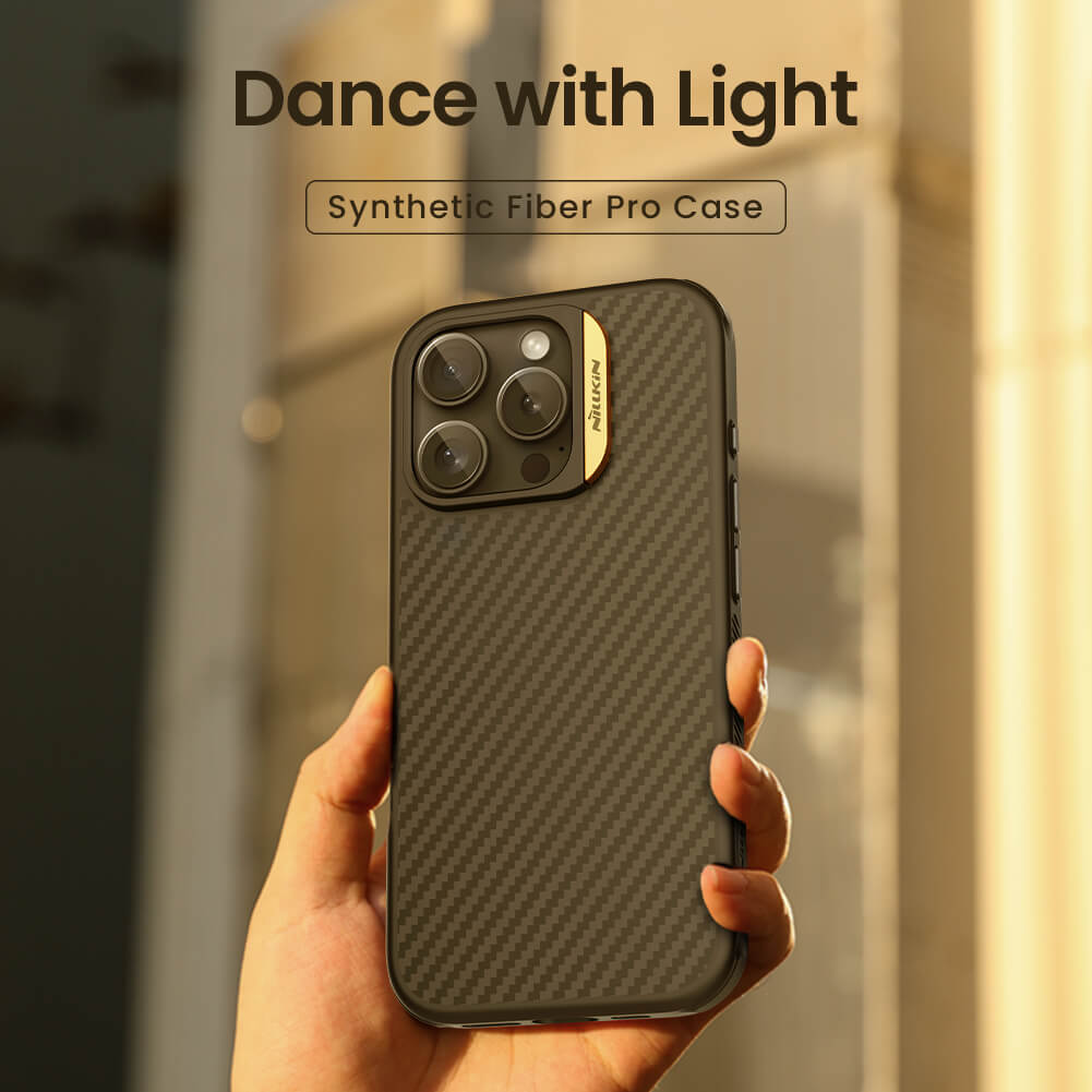 Чехол-крышка NILLKIN для Apple iPhone 16 Pro (серия Synthetic Fiber Pro Magnetic case)